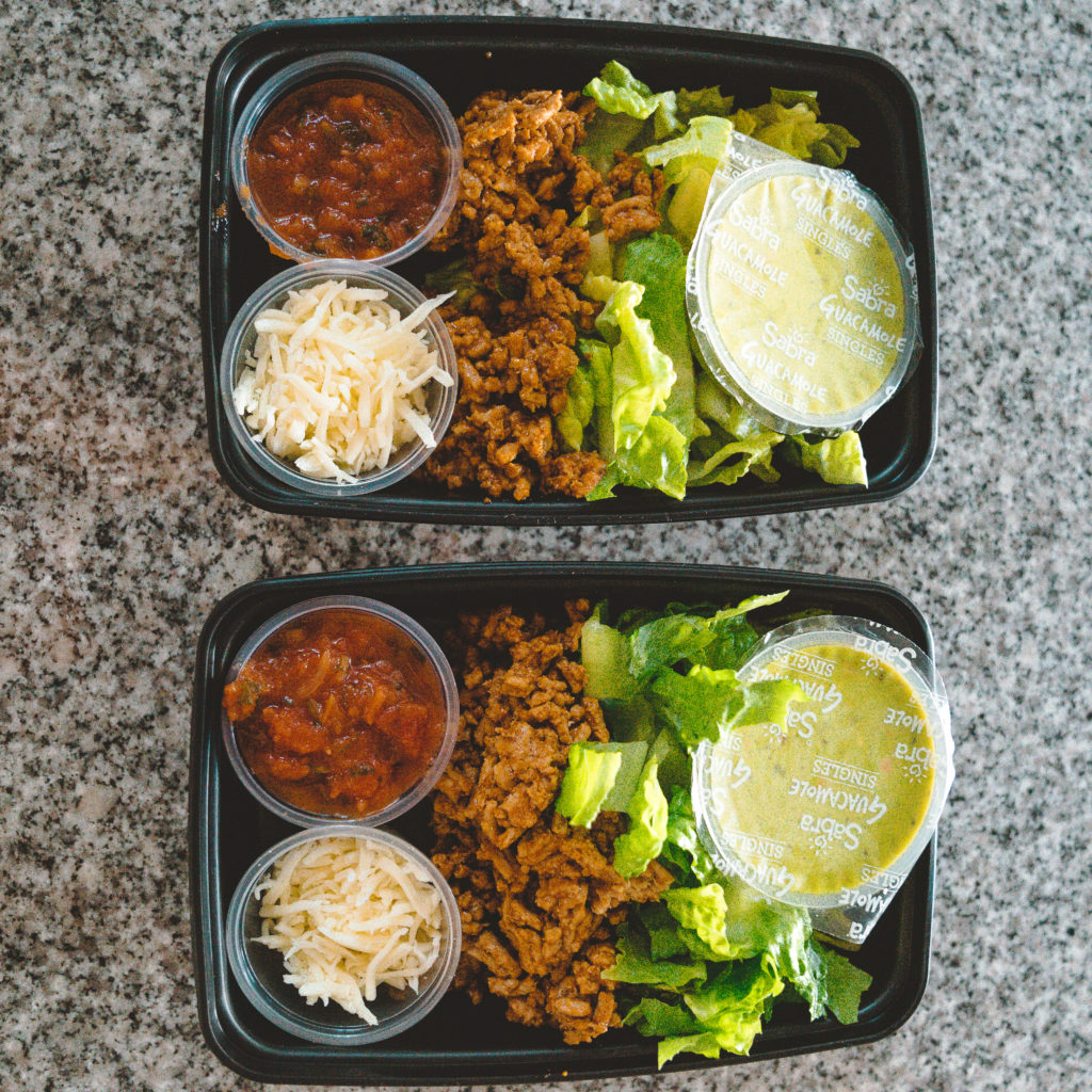 Meal Prep Taco Salad Bowls - Eat. Lift. Play. Repeat.
