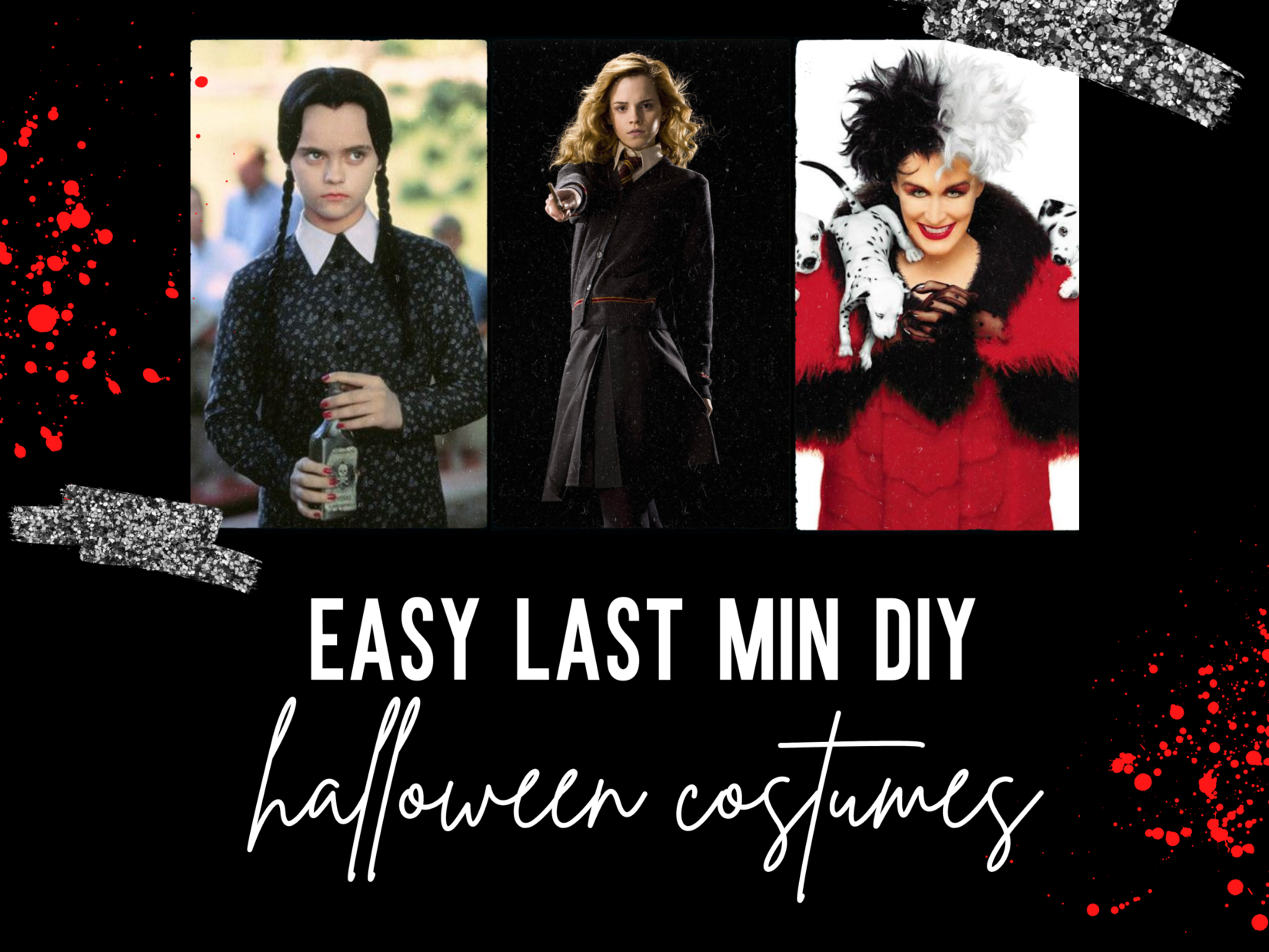 EASY LAST MINUTE DIY HALLOWEEN COSTUMES