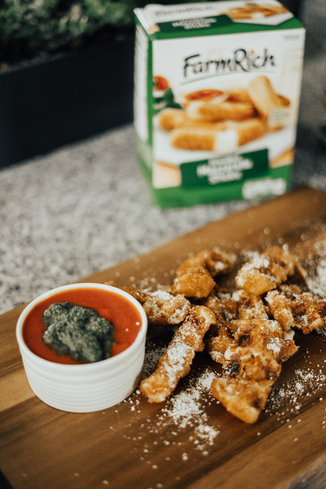 Easy Waffle Mozzarella Sticks