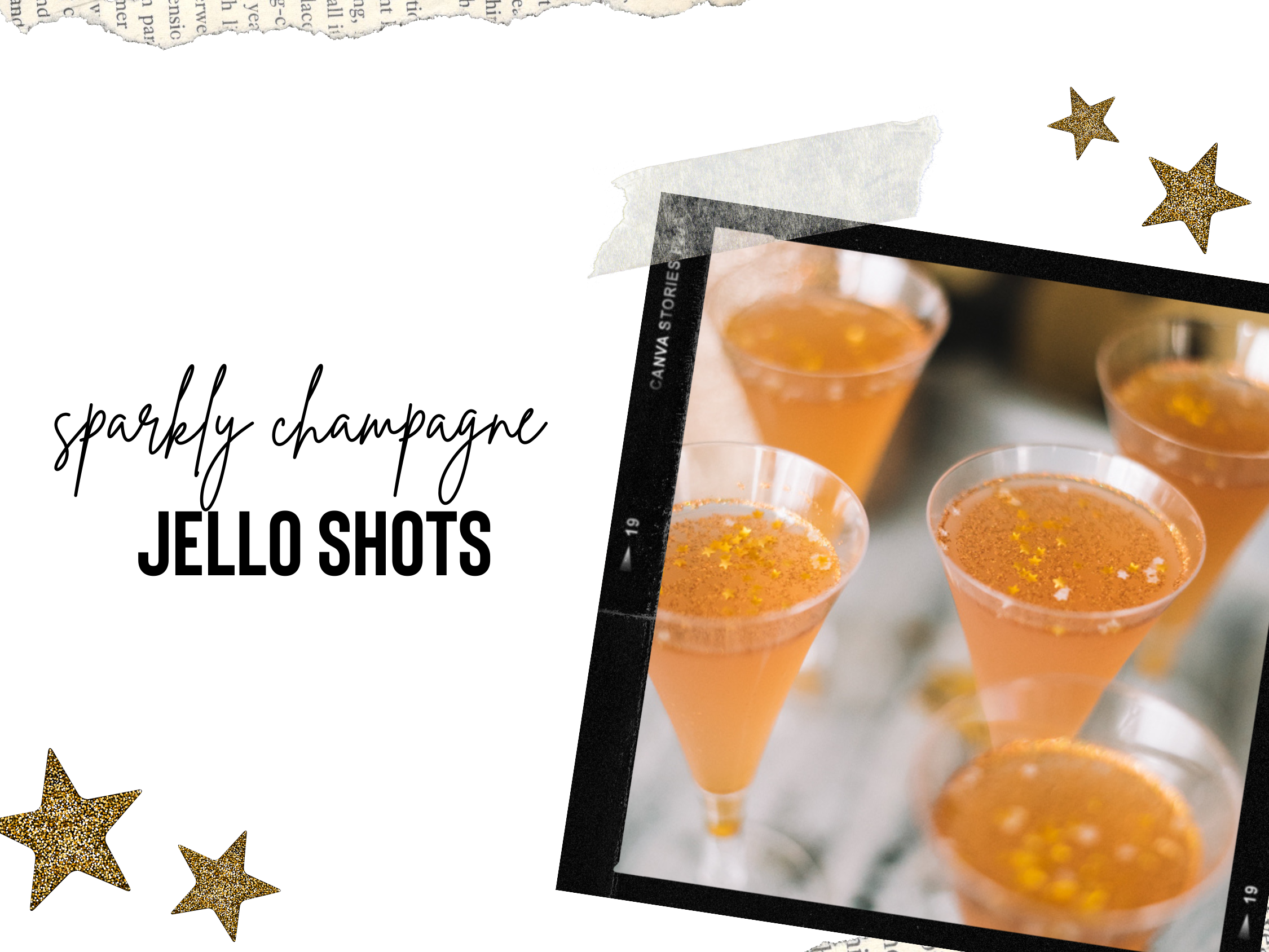Celebrate & Sparkle: Champagne Glitter Jello Shots Recipe
