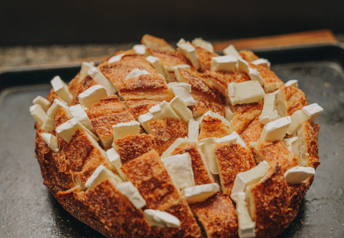 Mouth Watering Pesto And Brie Cheesy Pull Apart Bread Recipe 