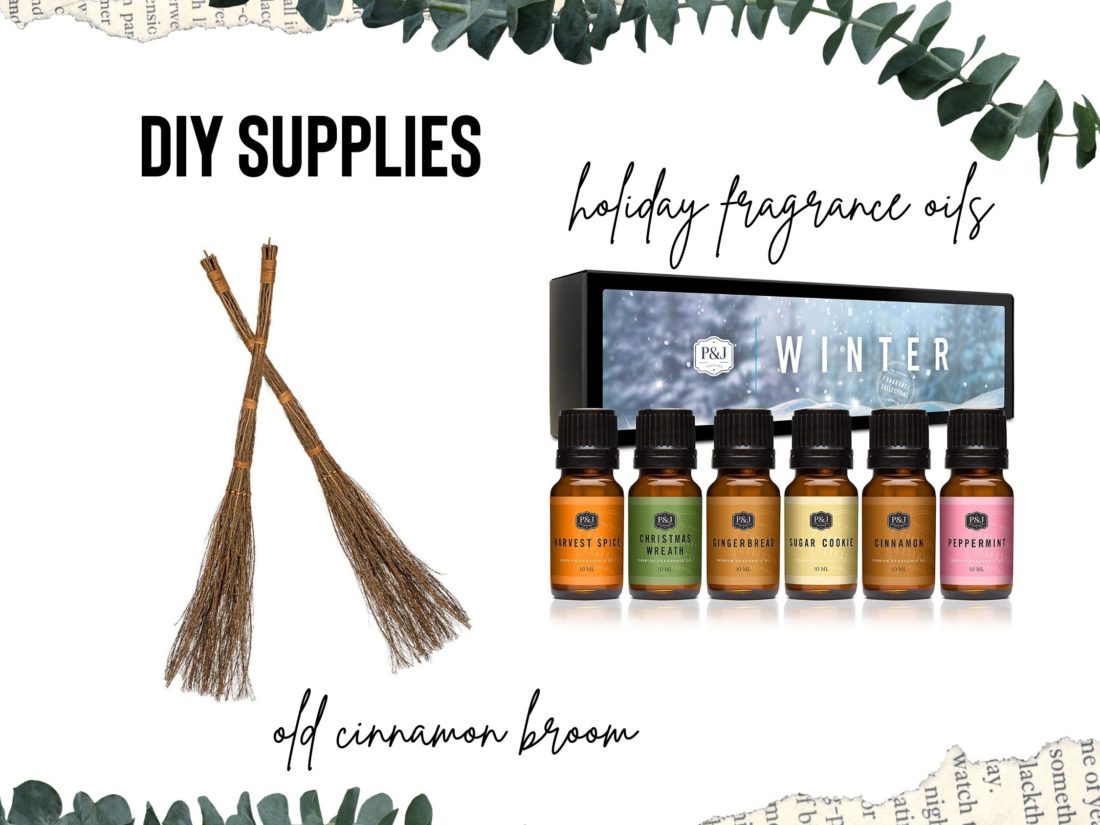 Holiday Decor DIY How to Reuse A Cinnamon Broom for Christmas