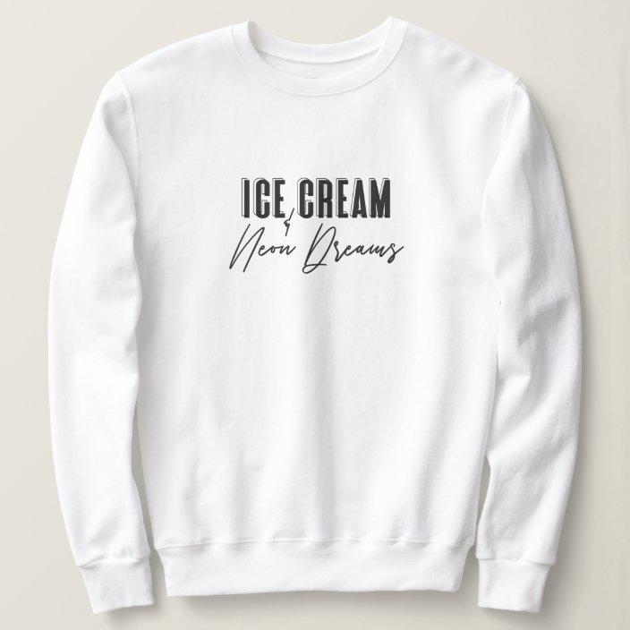 cream crew neck sweatshirt