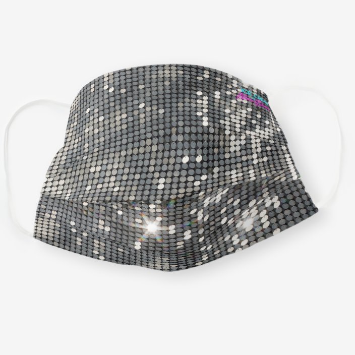 Disco Ball Face Mask – Ice Cream \u0026 Neon 