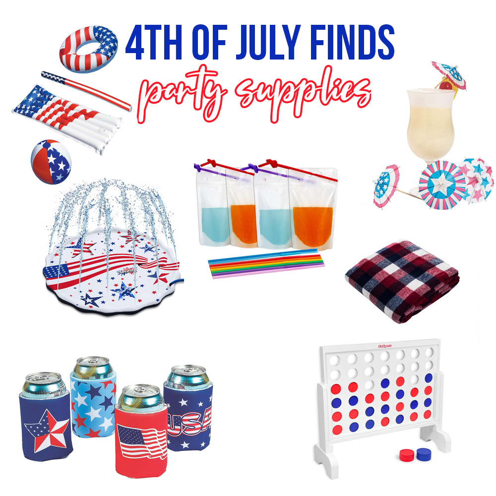 4TH OF JULY PARTY SUPPLIES FROM AMAZON