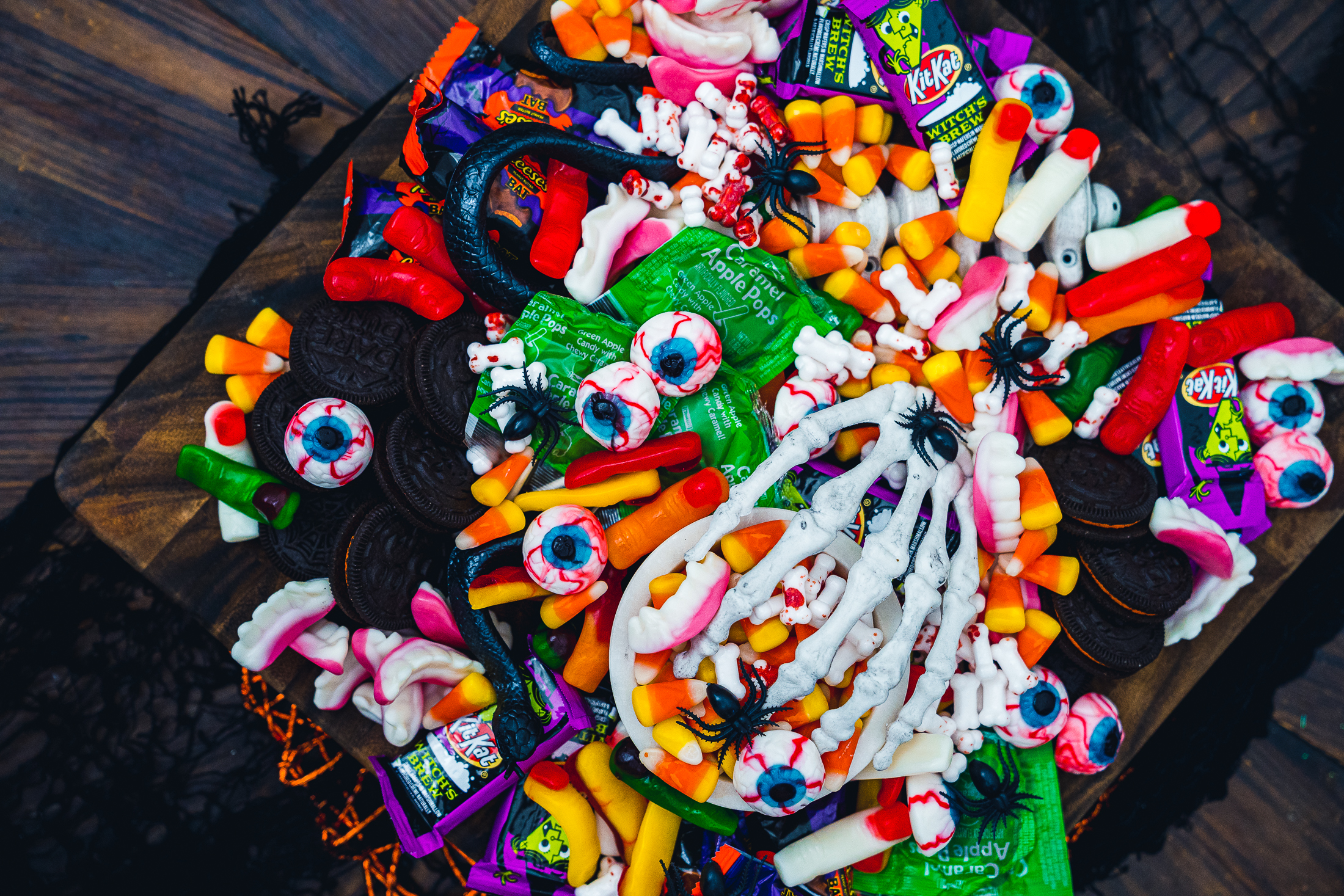 Halloween Candy Charcuterie Board