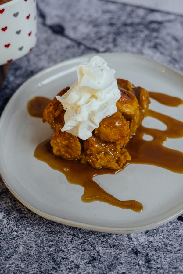 HOLIDAY PUMPKIN PIE BREAD PUDDING RECIPE