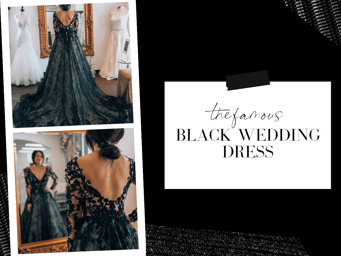 THE FAMOUS BLACK WEDDING DRESS FROM MAGGIE SOTTERO