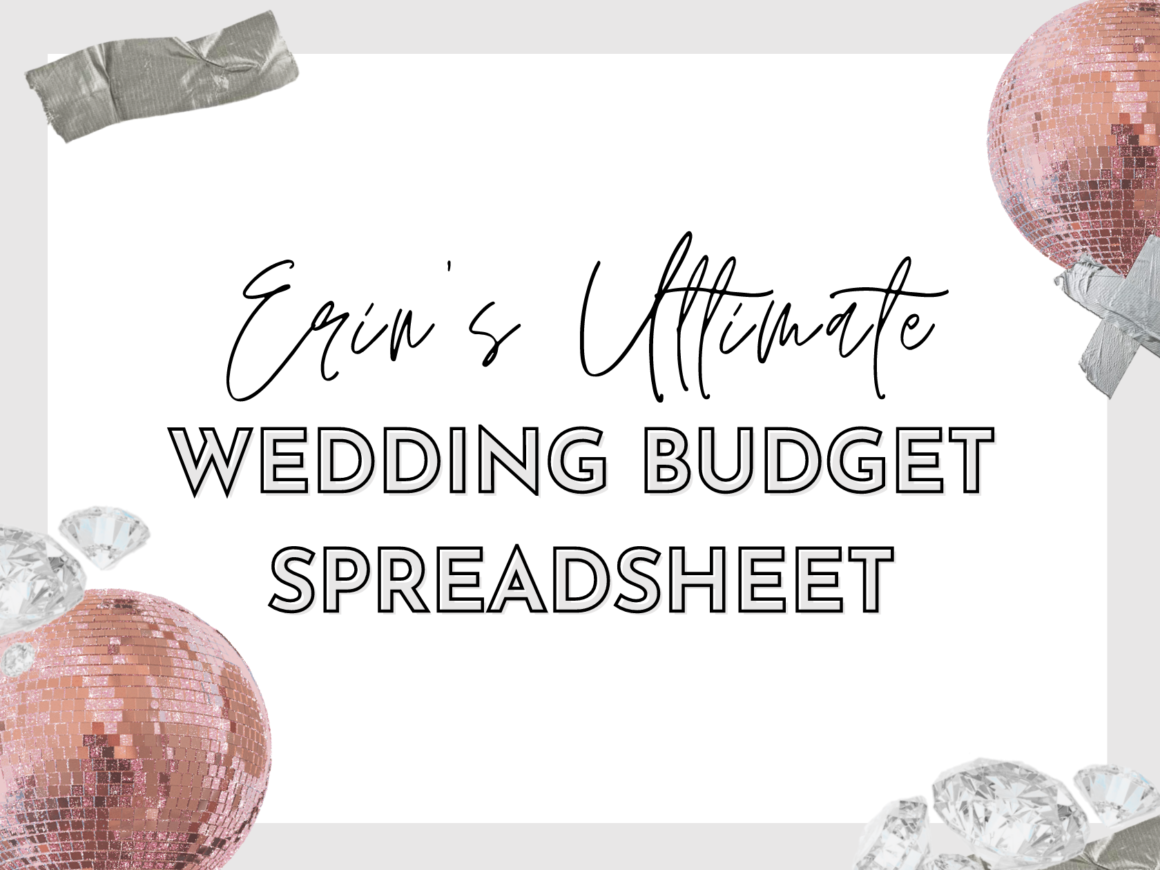 wedding budget planner excel template