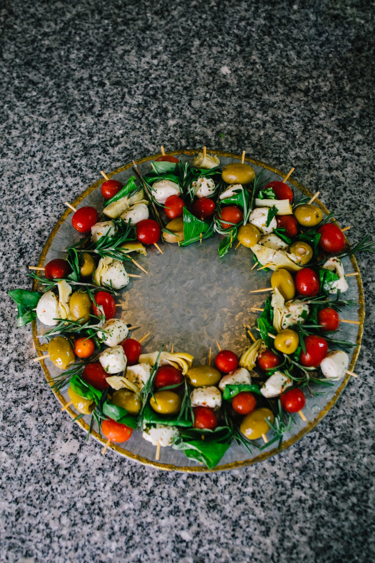 Holiday Appetizer Idea A Christmas Antipasto Wreath