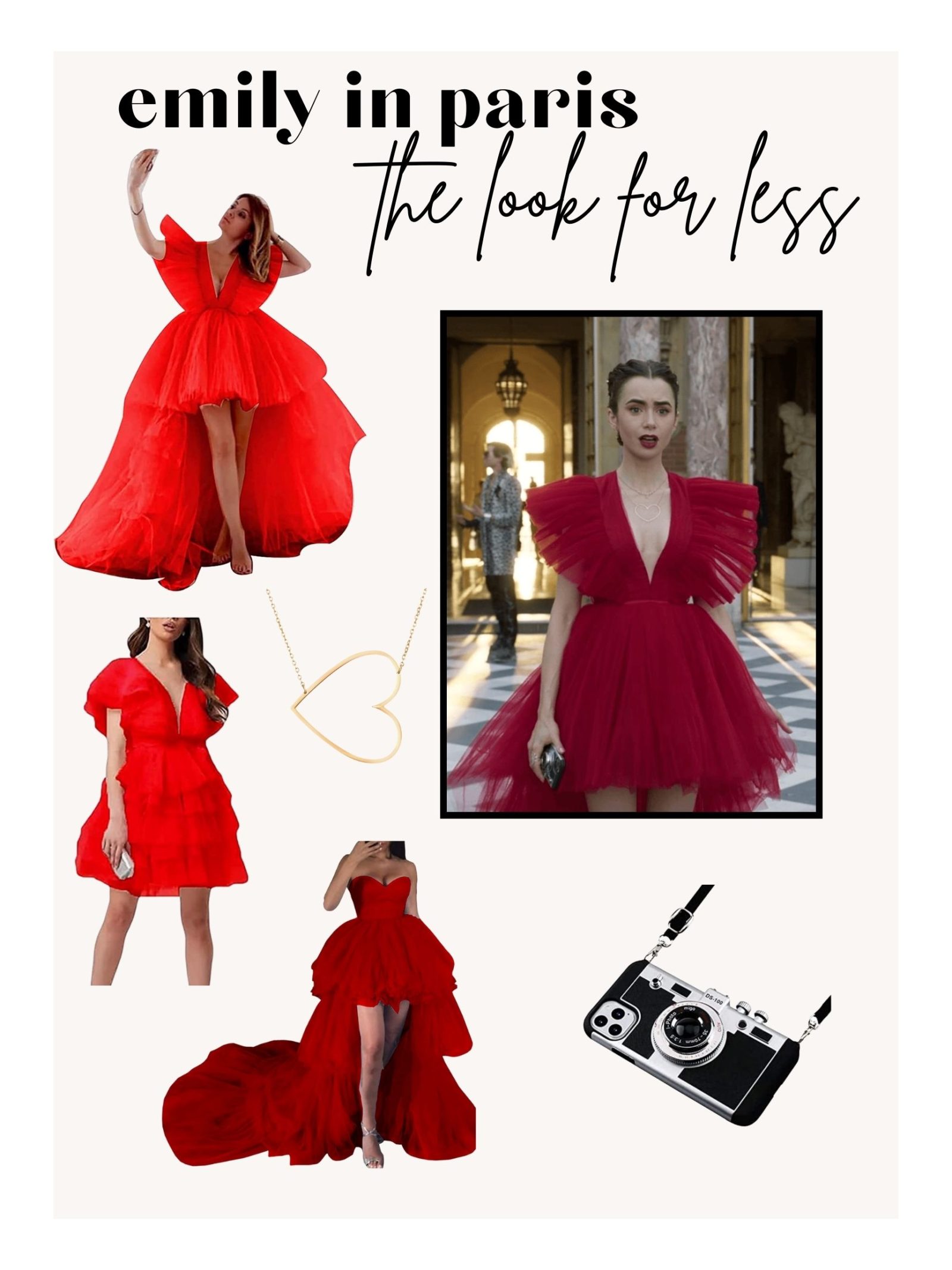 The Look For Less Emily in Paris Fashion on Amazon