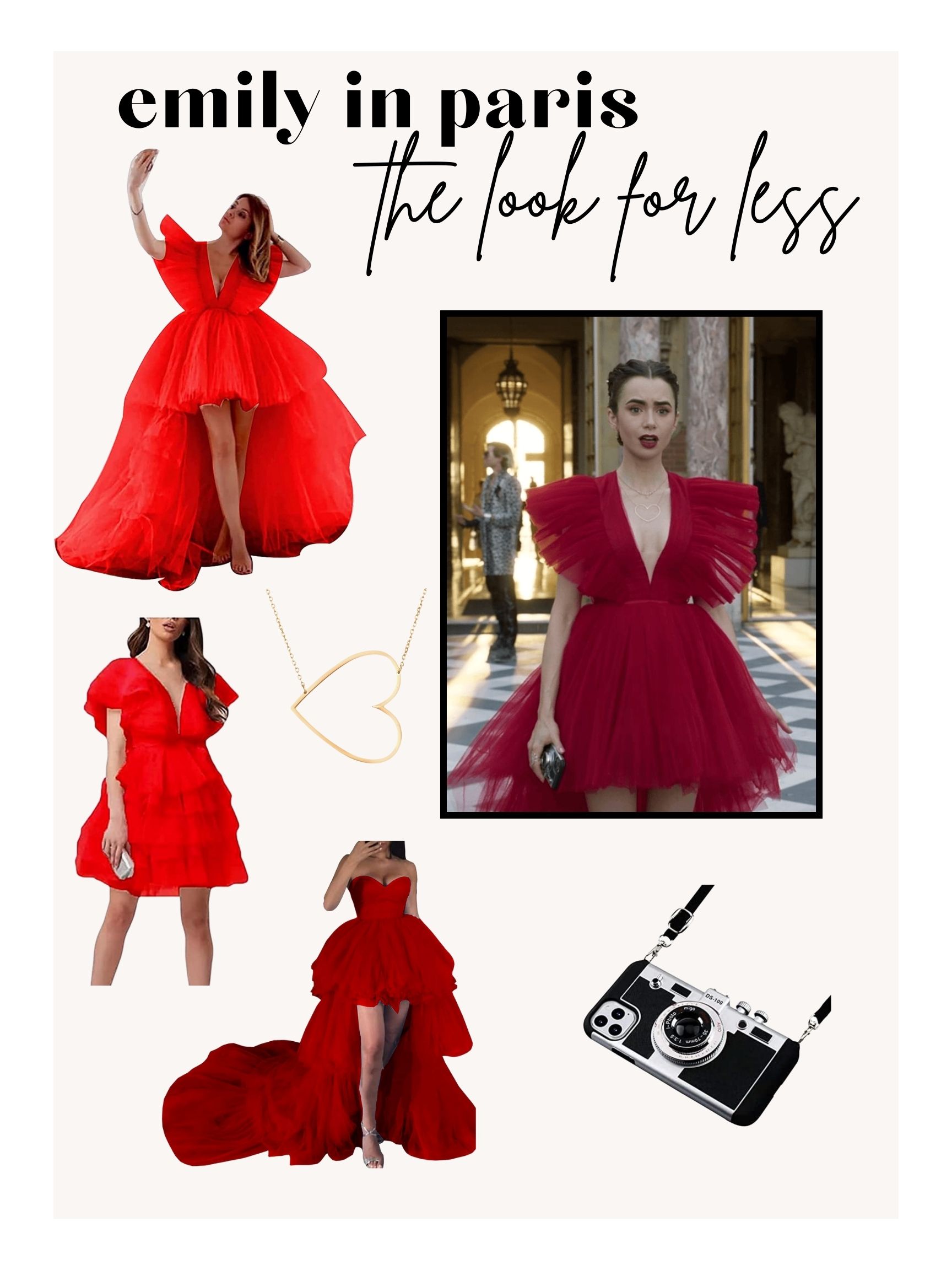 The Look For Less Emily in Paris Fashion on Amazon