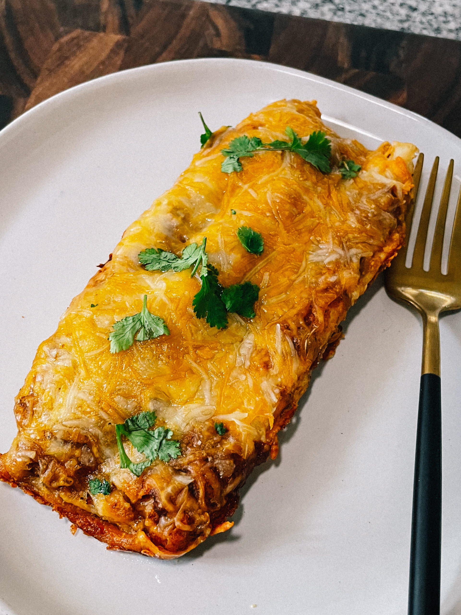 THE EASIEST LAST MINUTE lazy enchiladas