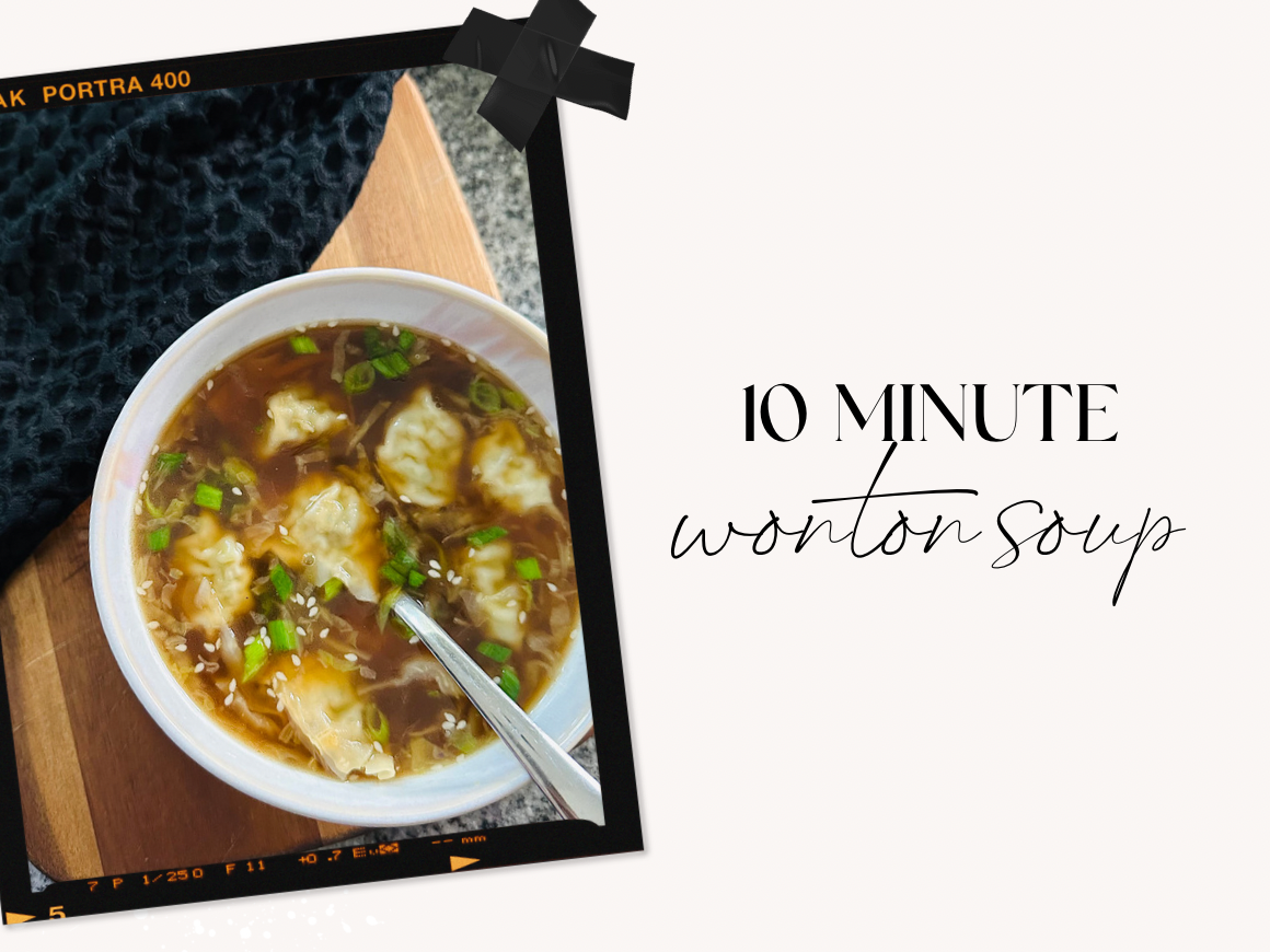 10 Minute Wonton Soup - The Food Charlatan