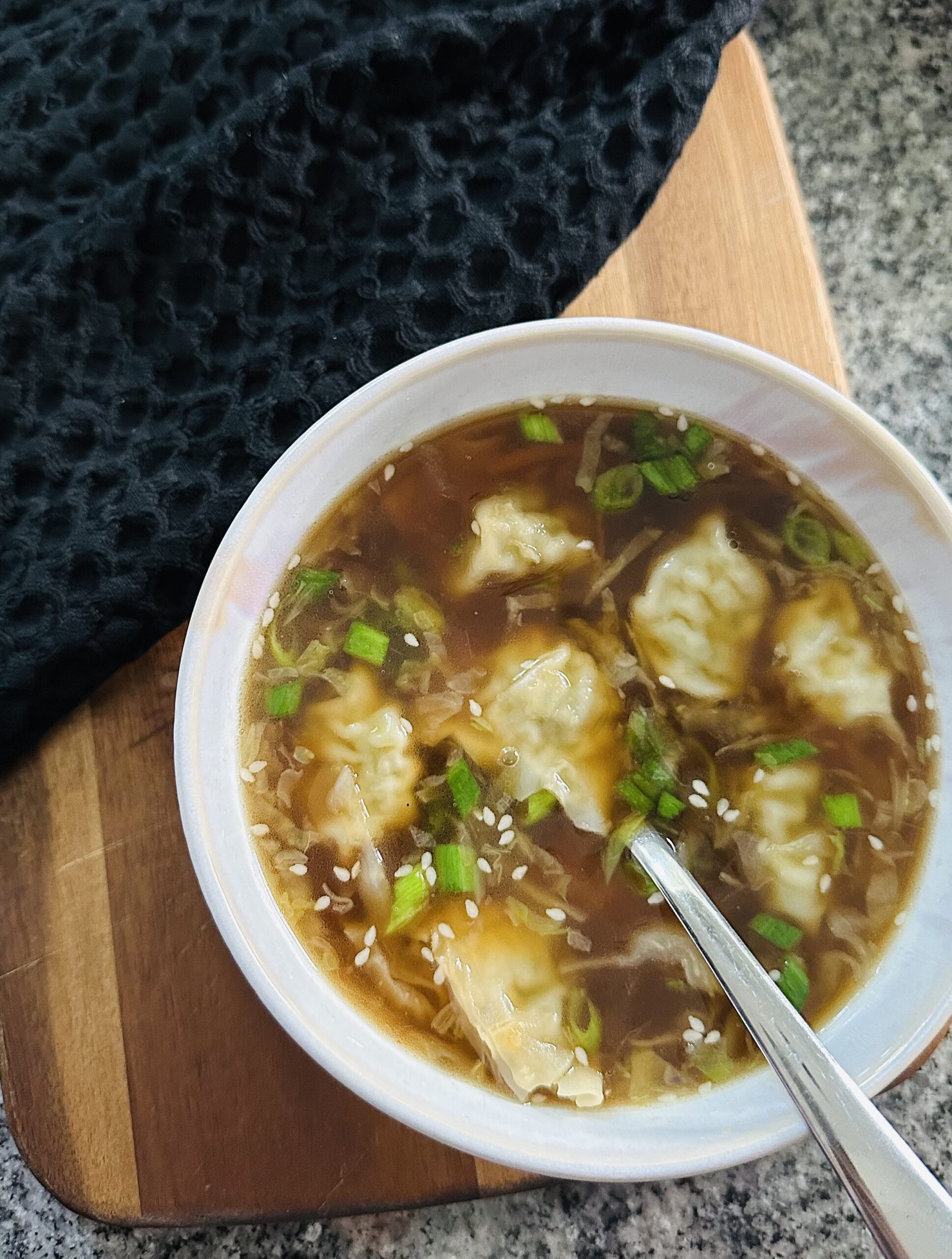 10 Minute Wonton Soup - The Food Charlatan