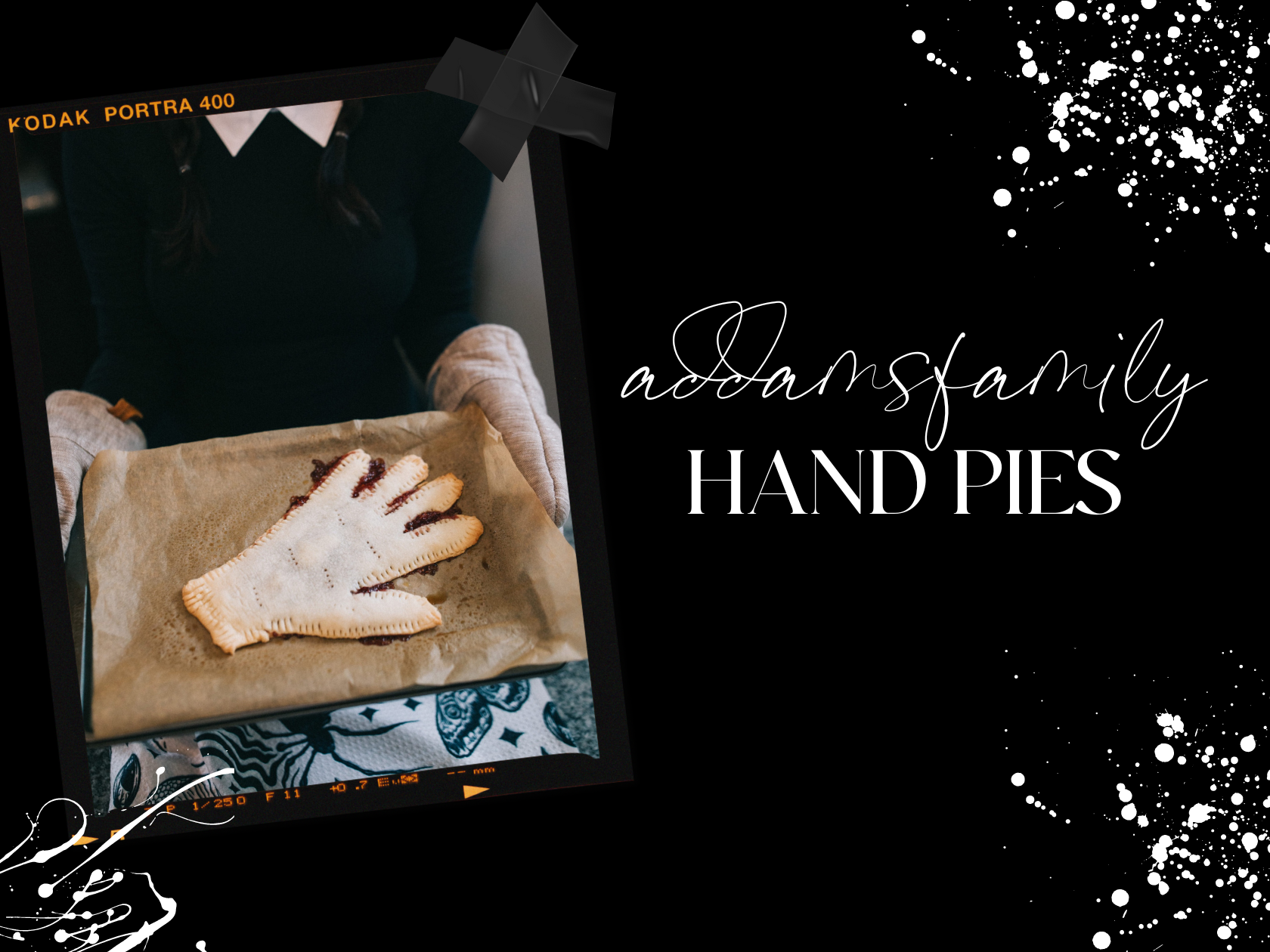How to Make Addams Family Halloween Hand Pies(02)