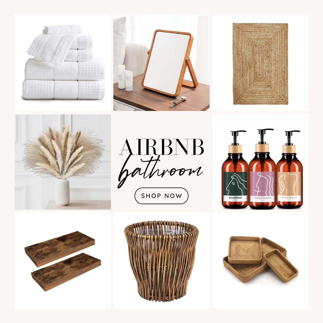 AirBnb Bathroom Decor Inspiration & Upgrades from Amazon