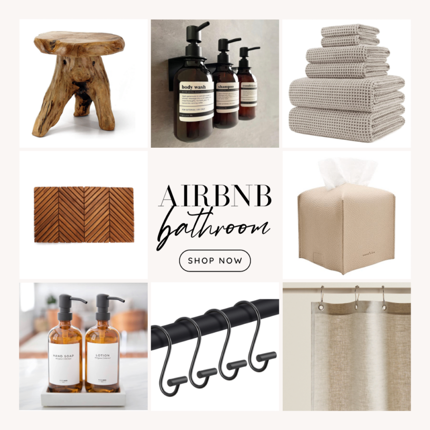 AirBnb Bathroom Decor Inspiration & Upgrades from Amazon