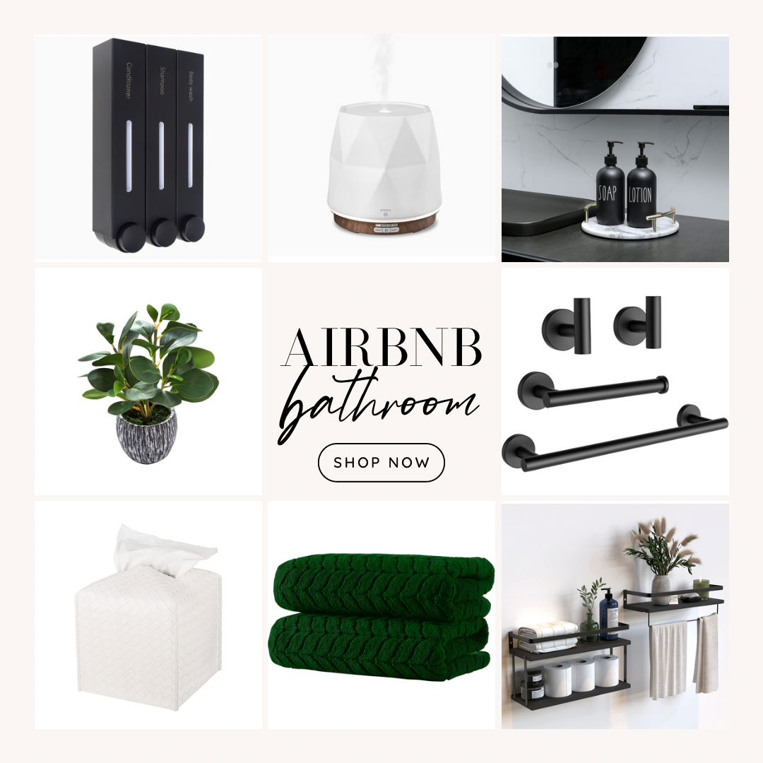 AirBnb Bathroom Decor Inspiration & Upgrades from Amazon