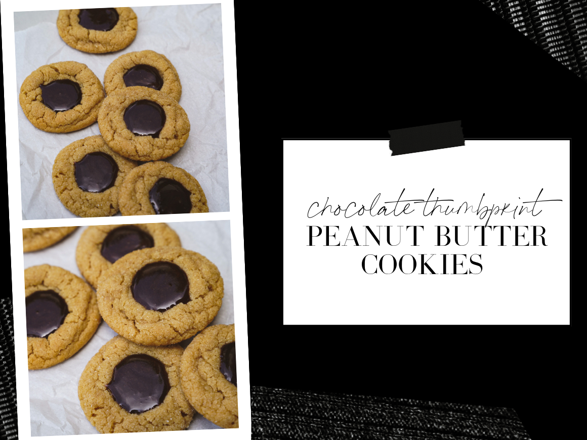 Chocolate Peanut Butter Thumbprint Cookies How to Make Them